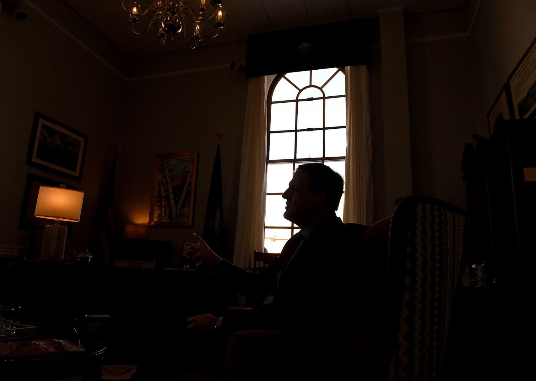 Sununu at the State House